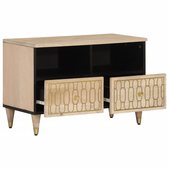 Tv-Meubel 70X33X46 Cm Massief Mangohout