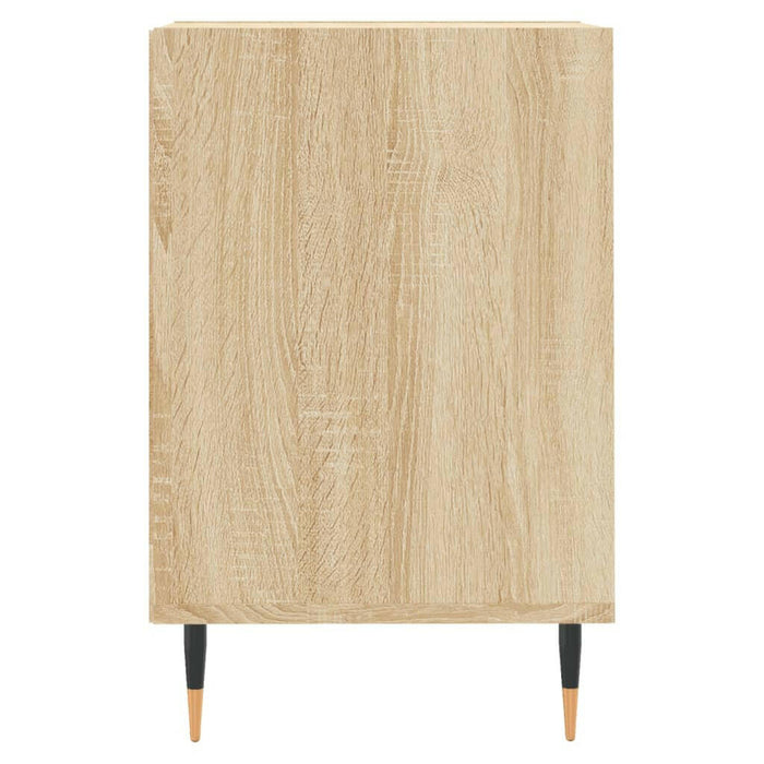 Tv-Meubel 100X35X55 Cm Bewerkt Hout Sonoma Eikenkleurig