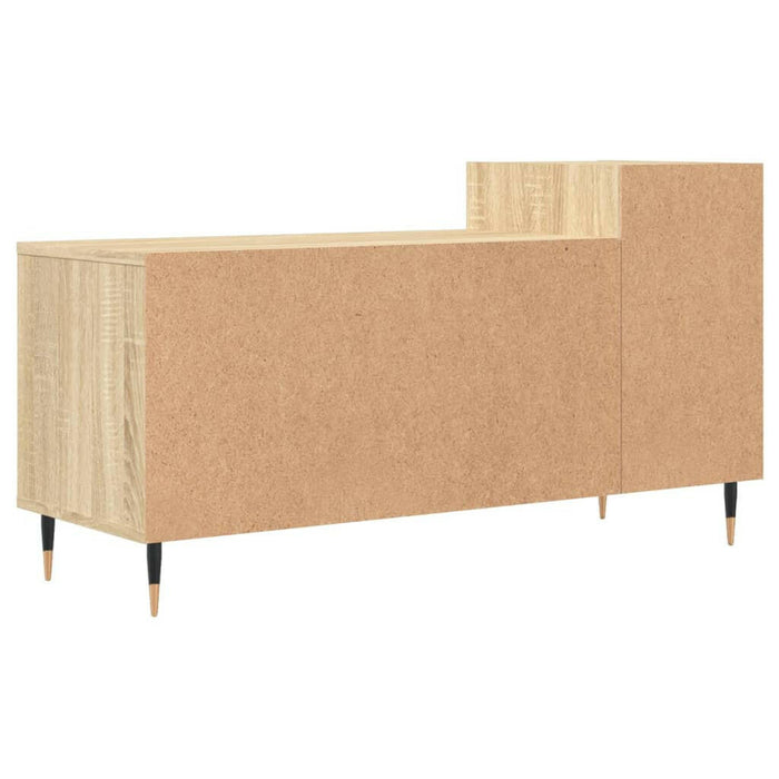 Tv-Meubel 100X35X55 Cm Bewerkt Hout Sonoma Eikenkleurig