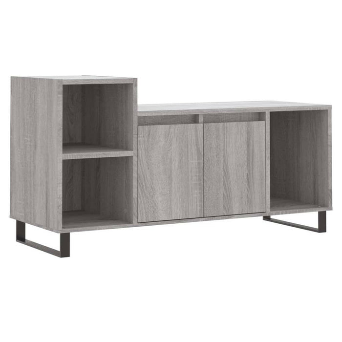 Tv-Meubel 100X35X55 Cm Bewerkt Hout Grijs Sonoma Eikenkleurig