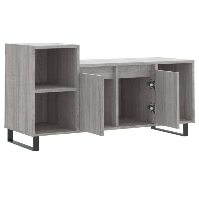 Tv-Meubel 100X35X55 Cm Bewerkt Hout Grijs Sonoma Eikenkleurig