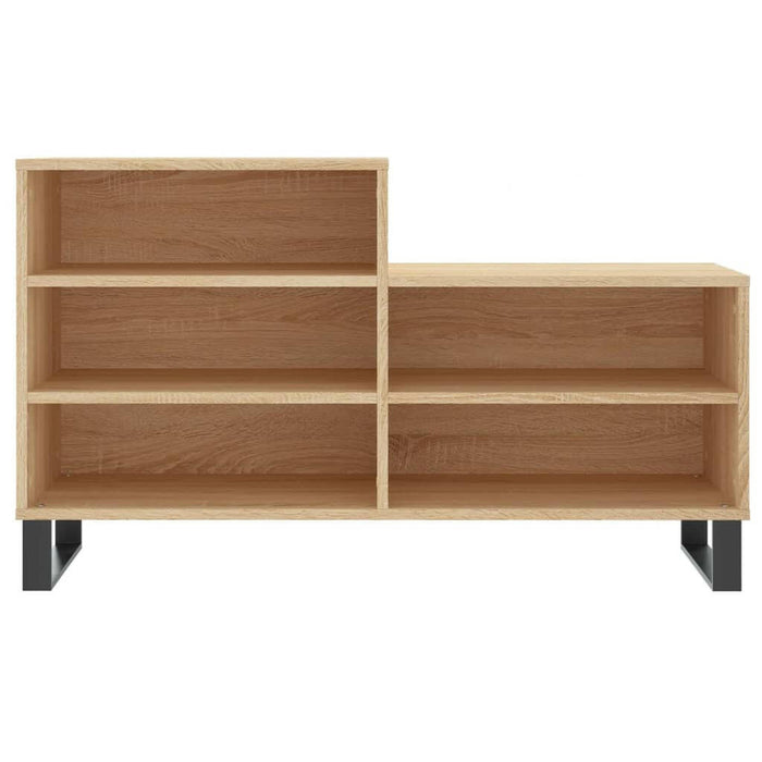 Schoenenkast 102X36X60 Cm Bewerkt Hout Sonoma Eikenkleurig