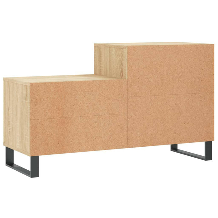 Schoenenkast 102X36X60 Cm Bewerkt Hout Sonoma Eikenkleurig