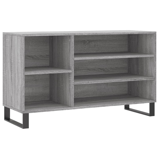 Schoenenkast 02X36X60 Cm Bewerkt Hout Sonoma Grijs