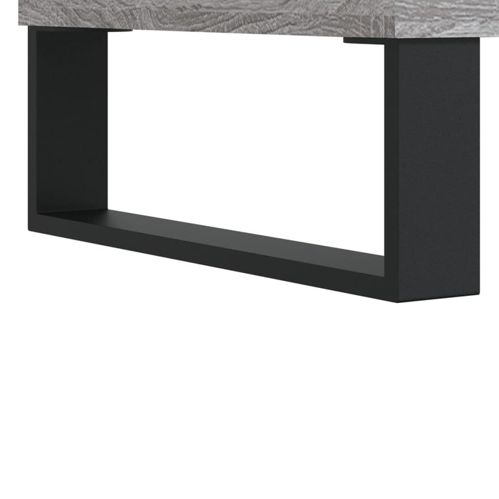 Schoenenkast 02X36X60 Cm Bewerkt Hout Sonoma Grijs