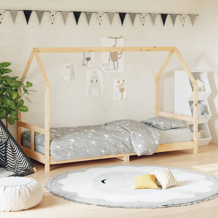 Kinderbedframe Massief Grenenhout