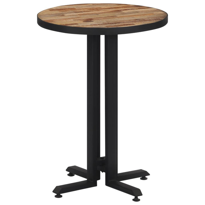 Bistrotafel Rond Ø55X76 Cm Massief Gerecycled Teakhout