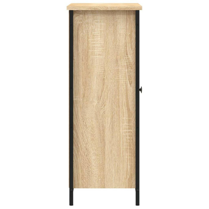 Dressoir 70X30X80 Cm Bewerkt Hout Sonoma Eikenkleurig