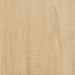 Dressoir 100X35X80 Cm Bewerkt Hout Sonoma Eikenkleurig