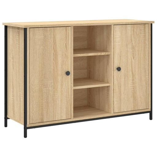 Dressoir 100X35X70 Cm Bewerkt Hout Sonoma Eikenkleurig