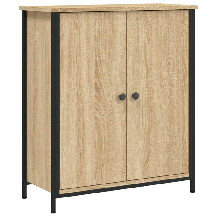 Dressoir 70X30X80 Cm Bewerkt Hout Sonoma Eikenkleurig