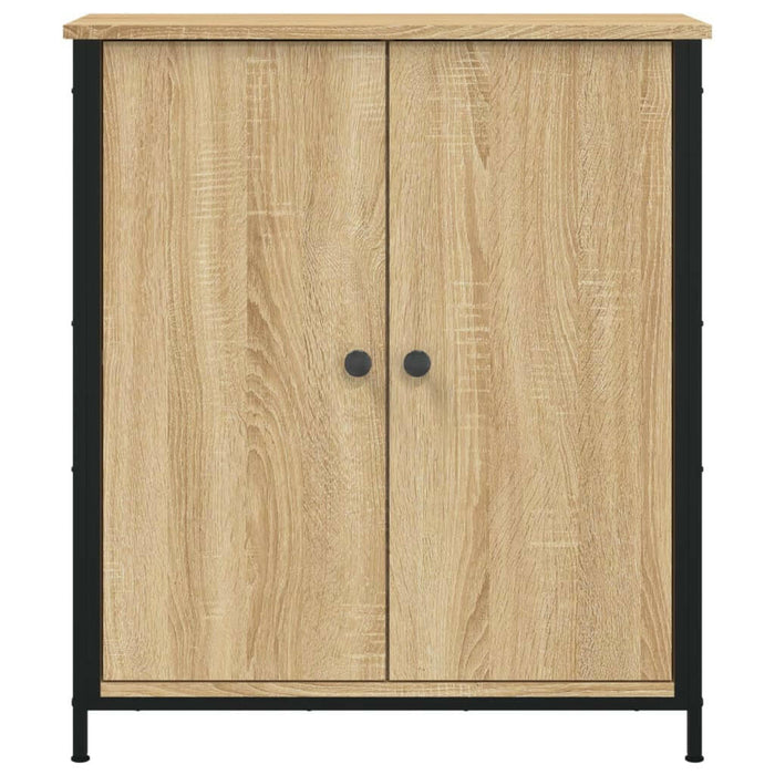 Dressoir 70X30X80 Cm Bewerkt Hout Sonoma Eikenkleurig