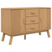 Dressoir Olden 114X43X73,5 Cm Massief Grenenhout Bruin