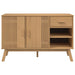 Dressoir Olden 114X43X73,5 Cm Massief Grenenhout Bruin