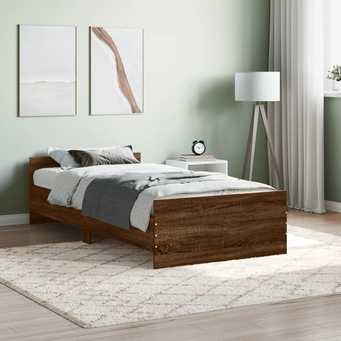 Bedframe Bewerkt Hout