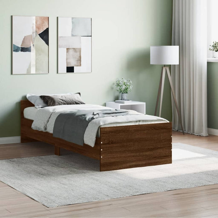 Bedframe Bewerkt Hout