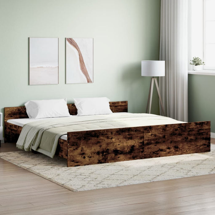 Bedframe Bewerkt Hout