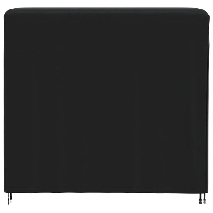 Hoes Voor Haardhoutrek 122X61X106 Cm 420D Oxford Zwart