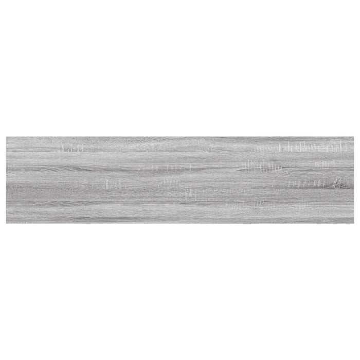 Wandschappen 8 St 40X10X1,5 Cm Bewerkt Hout Grijs Sonoma Eiken