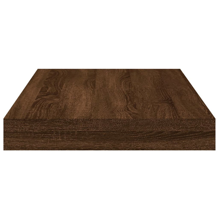 Wandschappen 4 St 40X10X1,5 Cm Bewerkt Hout Bruin Eikenkleur