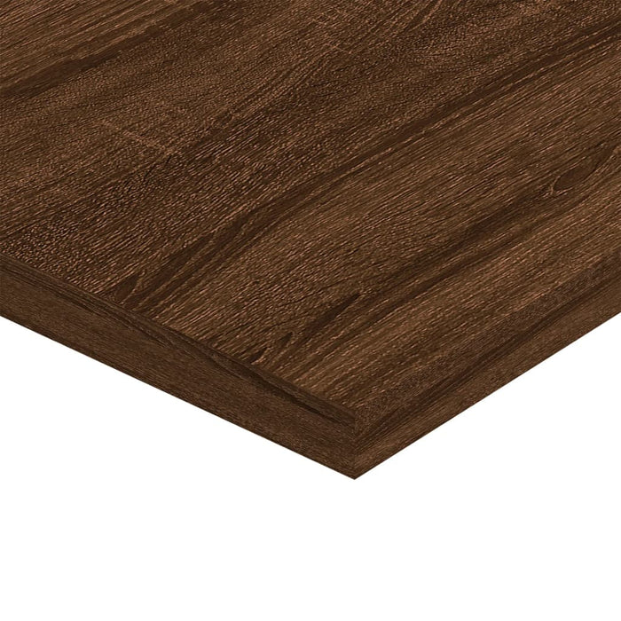 Wandschappen 4 St 40X40X1,5 Cm Bewerkt Hout Bruin Eikenkleur