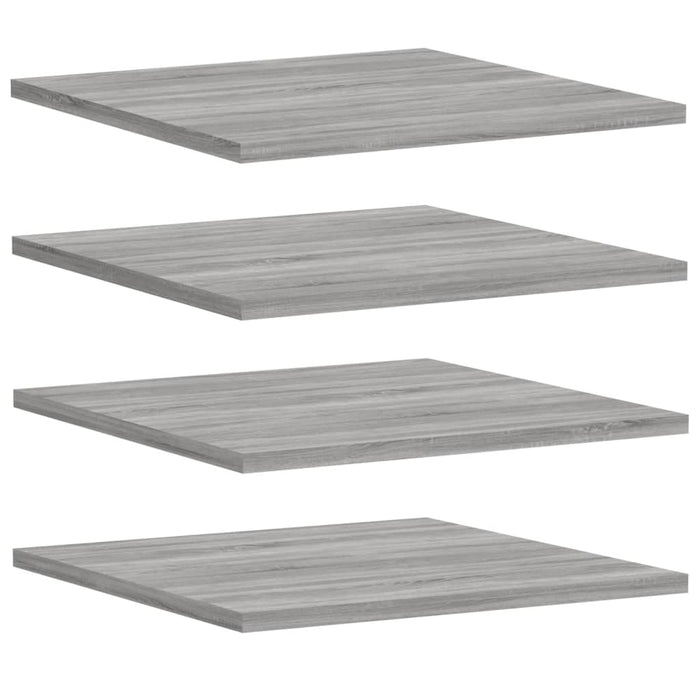 Wandschappen 4 St 40X50X1,5 Cm Bewerkt Hout Grijs Sonoma Eiken