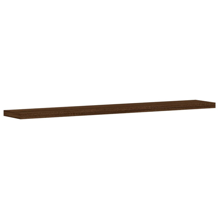 Wandschappen 4 St 60X10X1,5 Cm Bewerkt Hout Bruin Eikenkleur