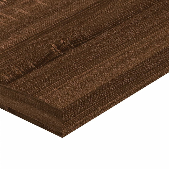 Wandschappen 4 St 60X10X1,5 Cm Bewerkt Hout Bruin Eikenkleur