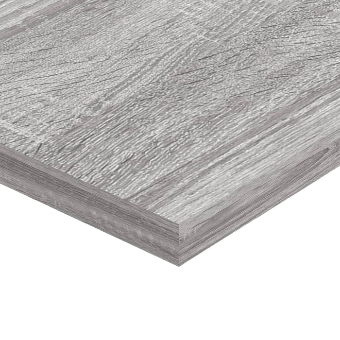 Wandschappen 4 St 60X20X1,5 Cm Bewerkt Hout Grijs Sonoma Eiken