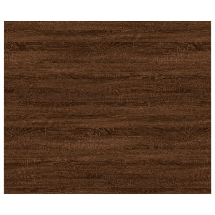 Wandschappen 4 St 60X50X1,5 Cm Bewerkt Hout Bruin Eikenkleur