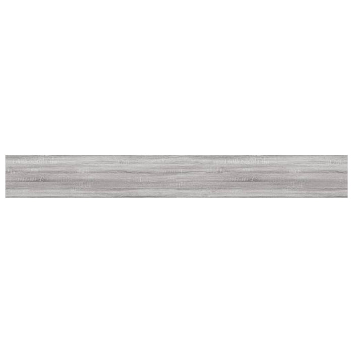 Wandschappen 4 St 80X10X1,5 Cm Bewerkt Hout Grijs Sonoma Eiken