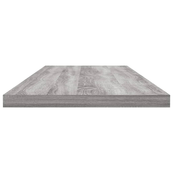 Wandschappen 4 St 80X20X1,5 Cm Bewerkt Hout Grijs Sonoma Eiken