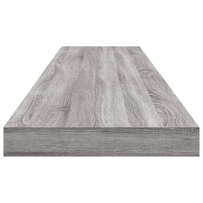 Wandschappen 4 St 100X10X1,5 Cm Bewerkt Hout Grijs Sonoma Eiken Zwart