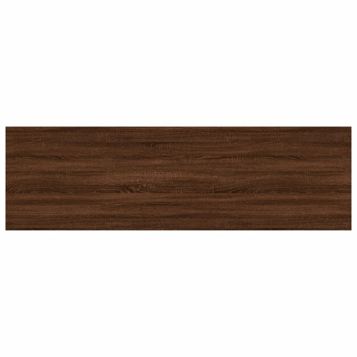 Wandschappen 4 St 100X30X1,5 Cm Bewerkt Hout Bruin Eikenkleur