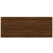 Wandschappen 4 St 100X40X1,5 Cm Bewerkt Hout Bruin Eikenkleur