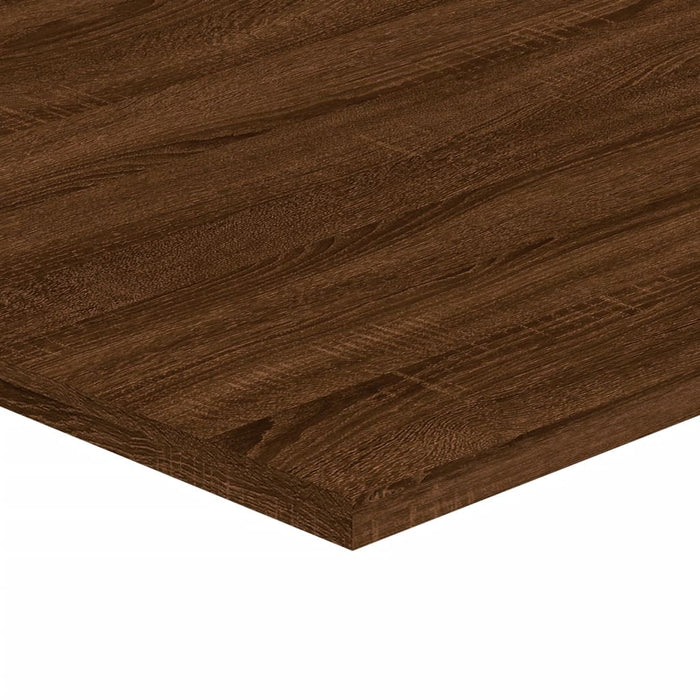 Wandschappen 4 St 100X40X1,5 Cm Bewerkt Hout Bruin Eikenkleur