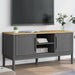 Tv-Meubel Floro 114X43X55 Cm Massief Grenenhout