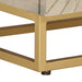 Tv-Meubel 110X30X40 Cm Massief Ruw Mangohout En Ijzer