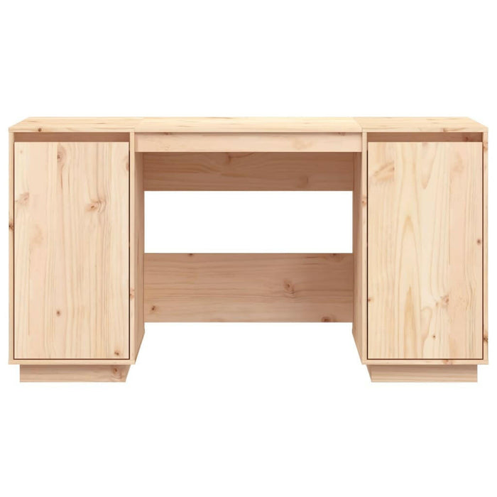 Bureau 140X50X75 Cm Massief Grenenhout