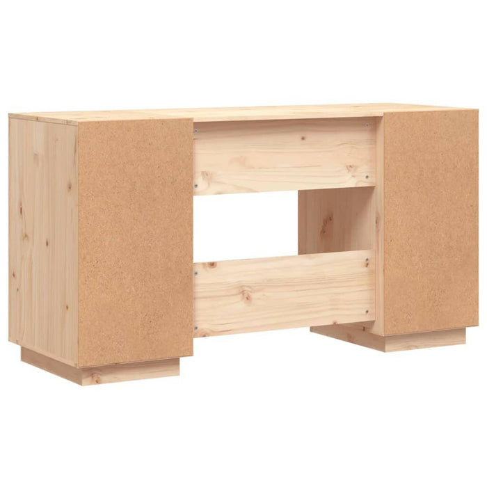 Bureau 140X50X75 Cm Massief Grenenhout