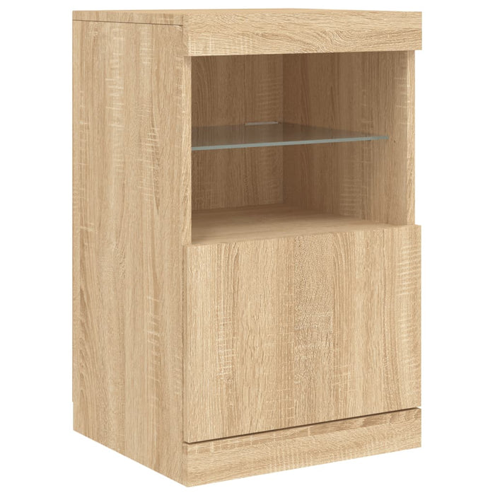 Dressoir Met Led-Verlichting 41X37X67 Cm Kleurig