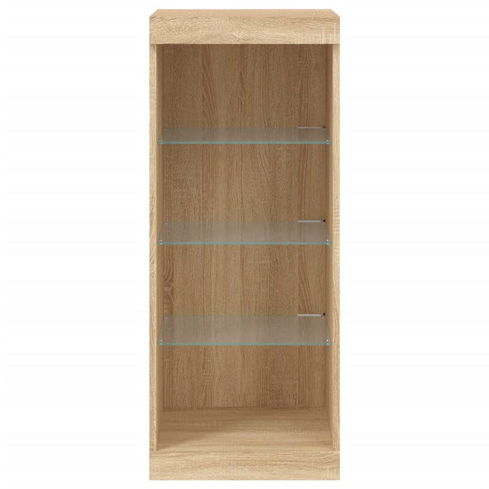 Dressoir Met Led-Verlichting 41X37X100 Cm Sonoma Eikenkleurig