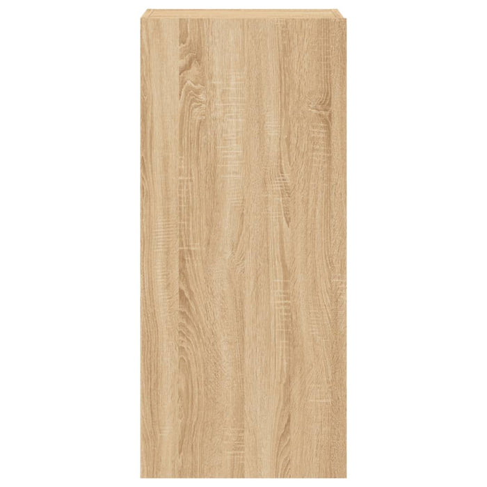 Tv-Wandmeubel 40,5X30X90 Cm Bewerkt Hout Sonoma Eikenkleurig