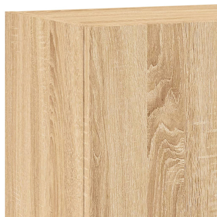 Tv-Wandmeubel 40,5X30X90 Cm Bewerkt Hout Sonoma Eikenkleurig