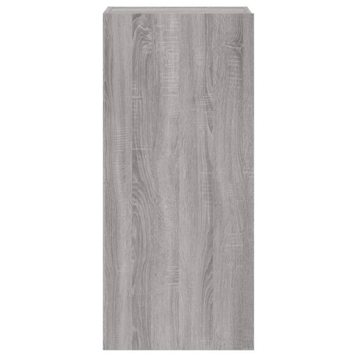 Tv-Wandmeubel 40,5X30X90 Cm Bewerkt Hout Grijs Sonoma