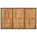 Tuintafel Met Acaciahouten Blad 150X90X75 Cm Poly Rattan Zwart