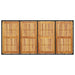 Tuintafel Met Acaciahouten Blad 190X90X75 Cm Poly Rattan Zwart