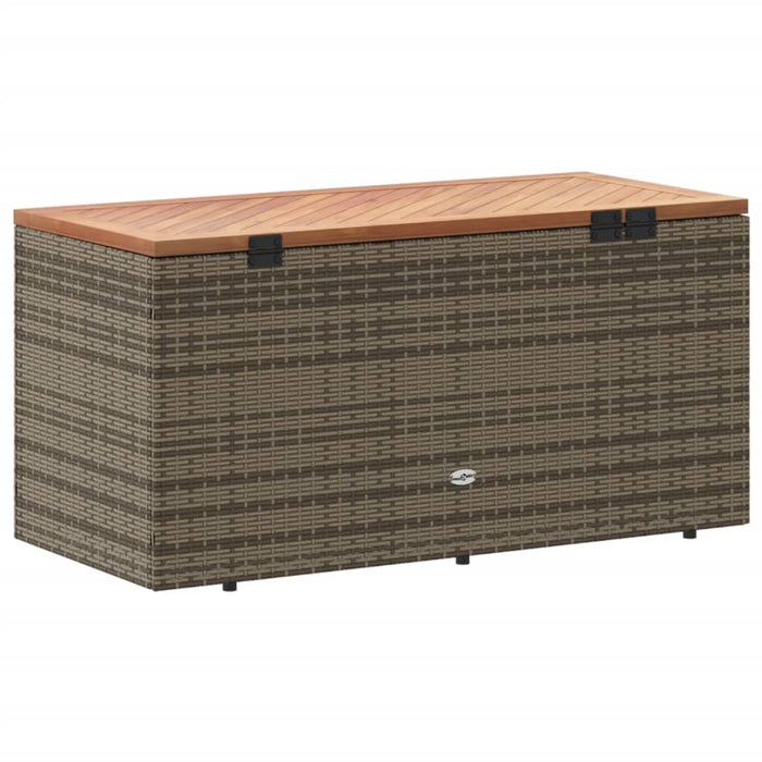 Tuinbox Poly Rattan En Acaciahout