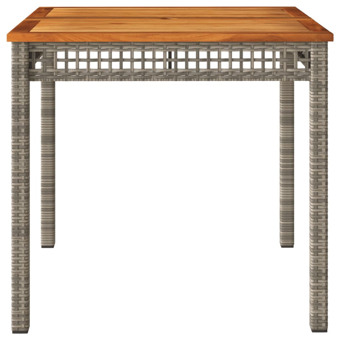 Tuintafel Poly Rattan En Acaciahout