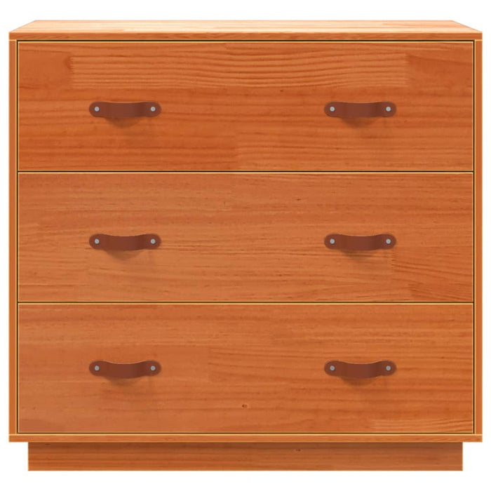 Dressoir 80X40X75 Cm Massief Grenenhout